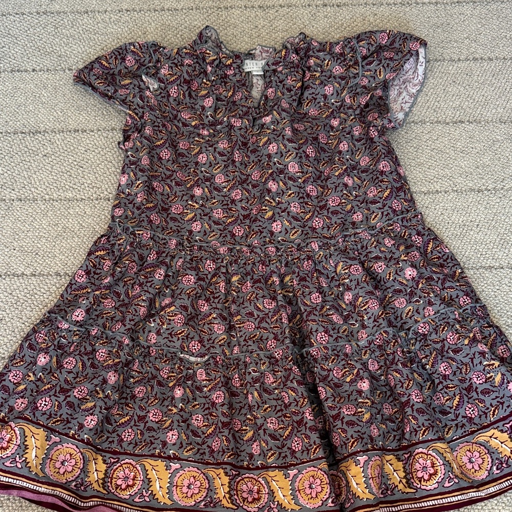HUNTER BELL Kids Dress in Pink and Purple Floral
Girls size 6